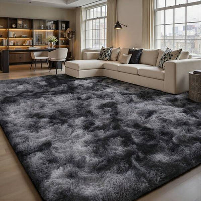 Sour Lemon Large Size Fluffy Rugs, Non-Slip Soft Shaggy Floor Carpet Mats & Rugs For Room Decor, Washable Nonslip Modern Area Rug, Modernstyle Antislip Decorative Carpets For Home Livingroom Bedroom Nursery, Big Rug, Large Rug, Home Decor